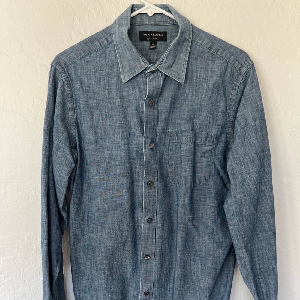 Banana Republic Slim Fit Soft Wash Button Down